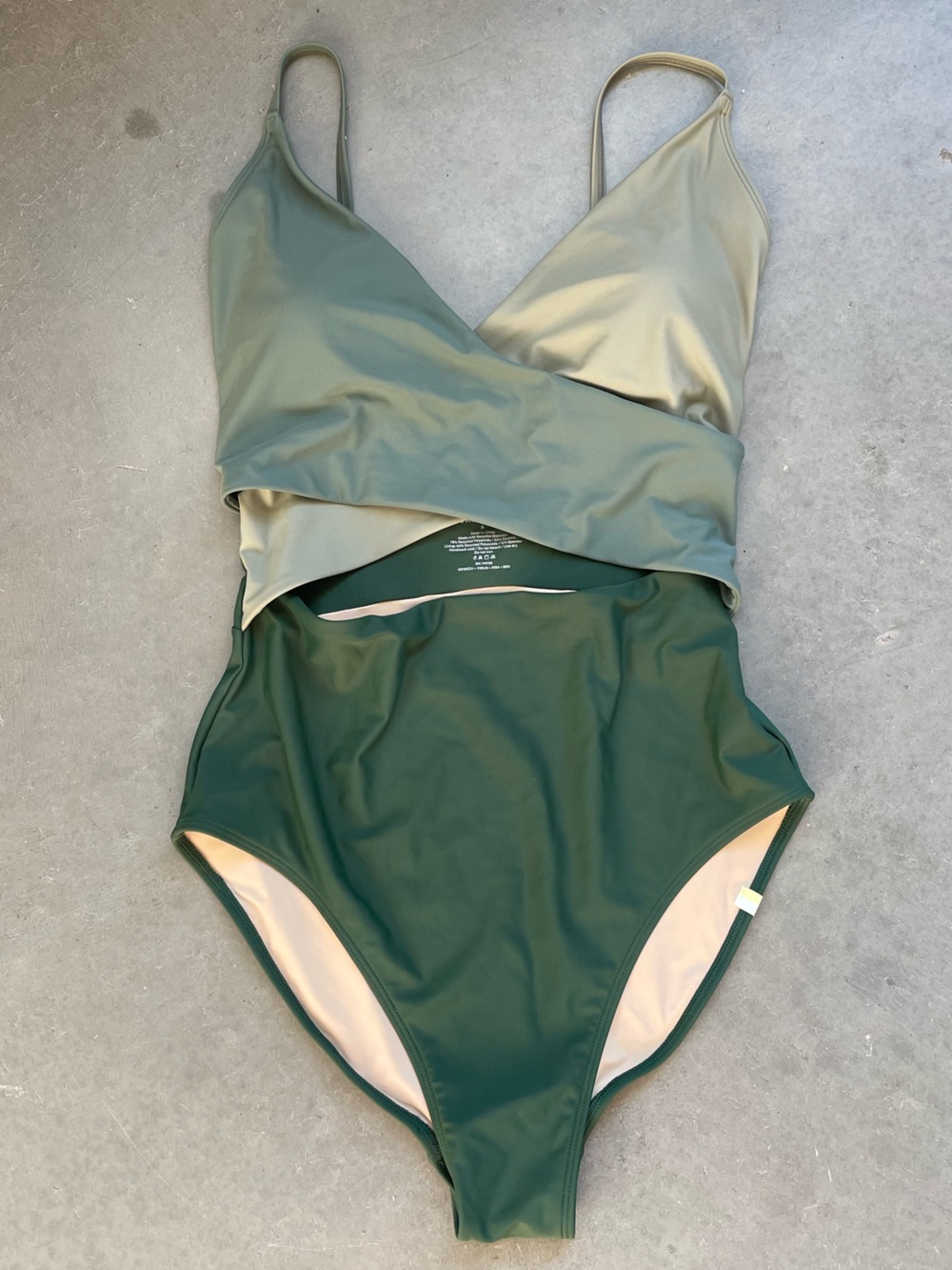 Summersalt Sea Breeze Cutout One-Piece, size 8
